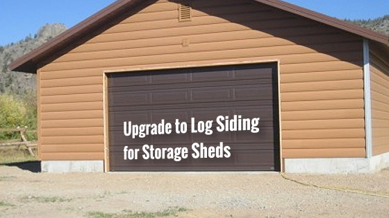 log siding storage shed