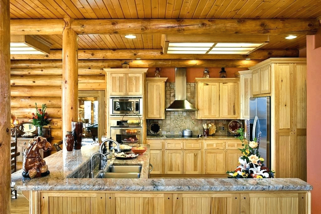 Log Cabin Kitchen Design 3