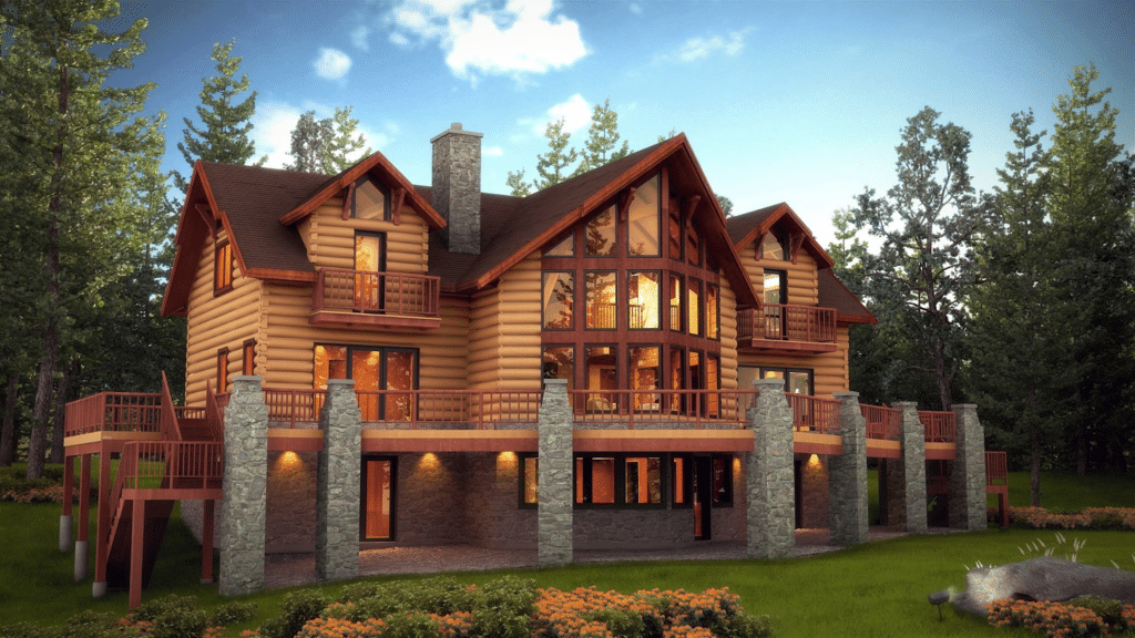 Log Home Design Ideas 18