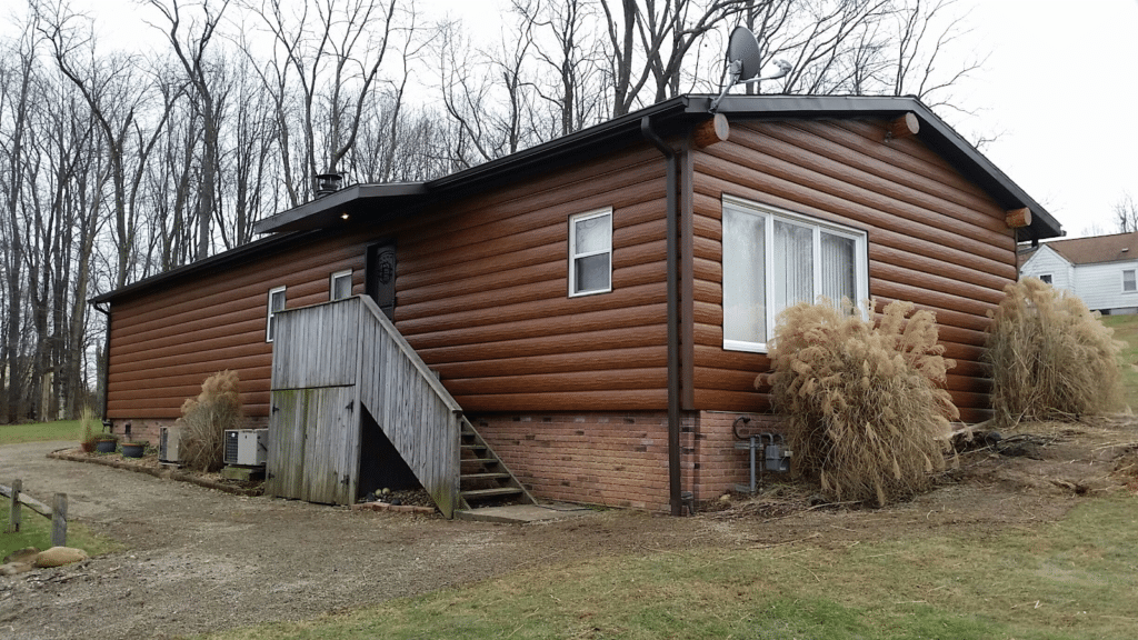 Manufactured Homes that Look Like Log Cabins 1