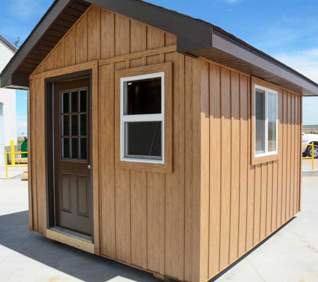 shed with board and batten siding