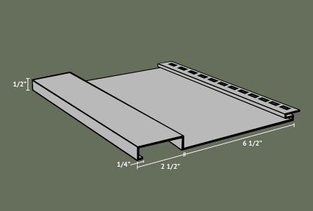 Steel Board and Batten Siding Diagram